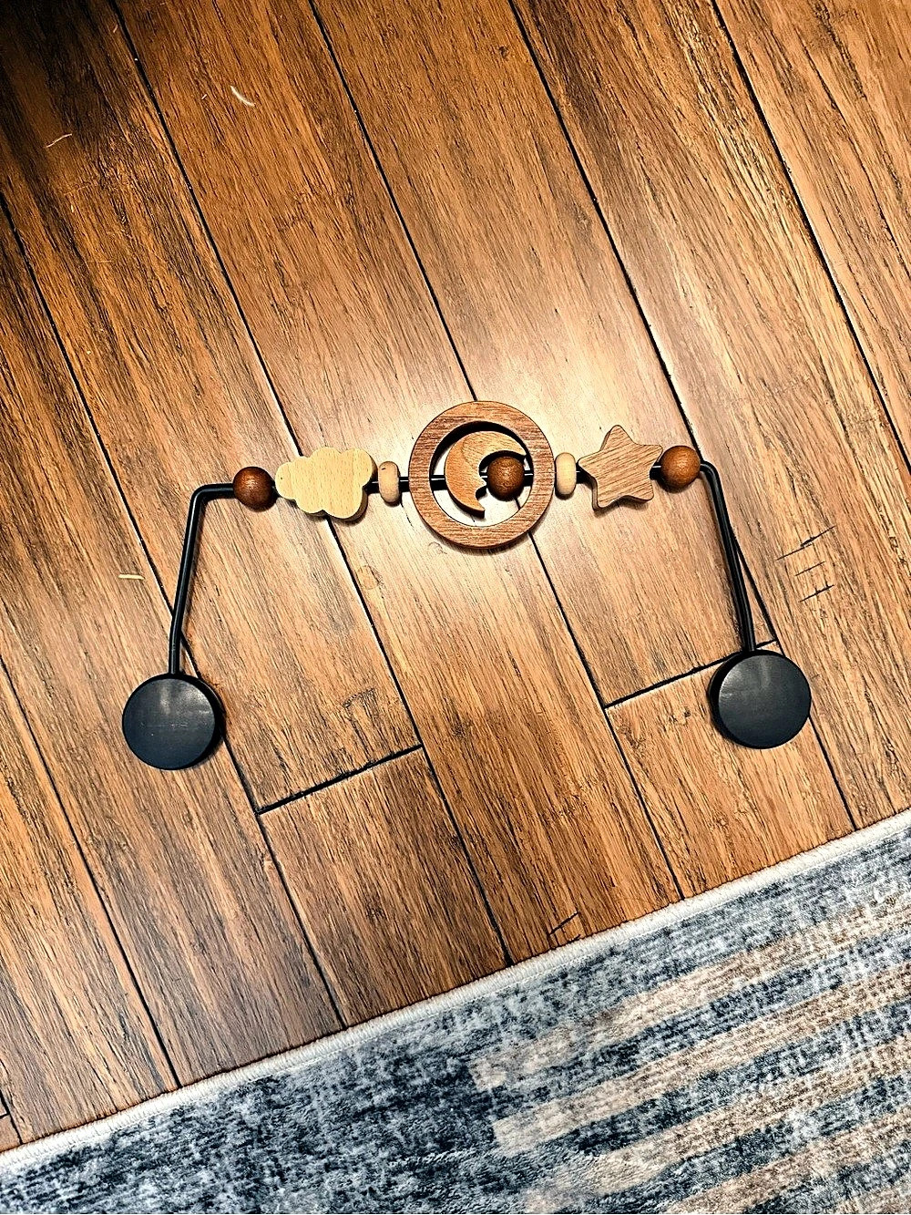 Baby Bjorn toy Wood bouncer bar